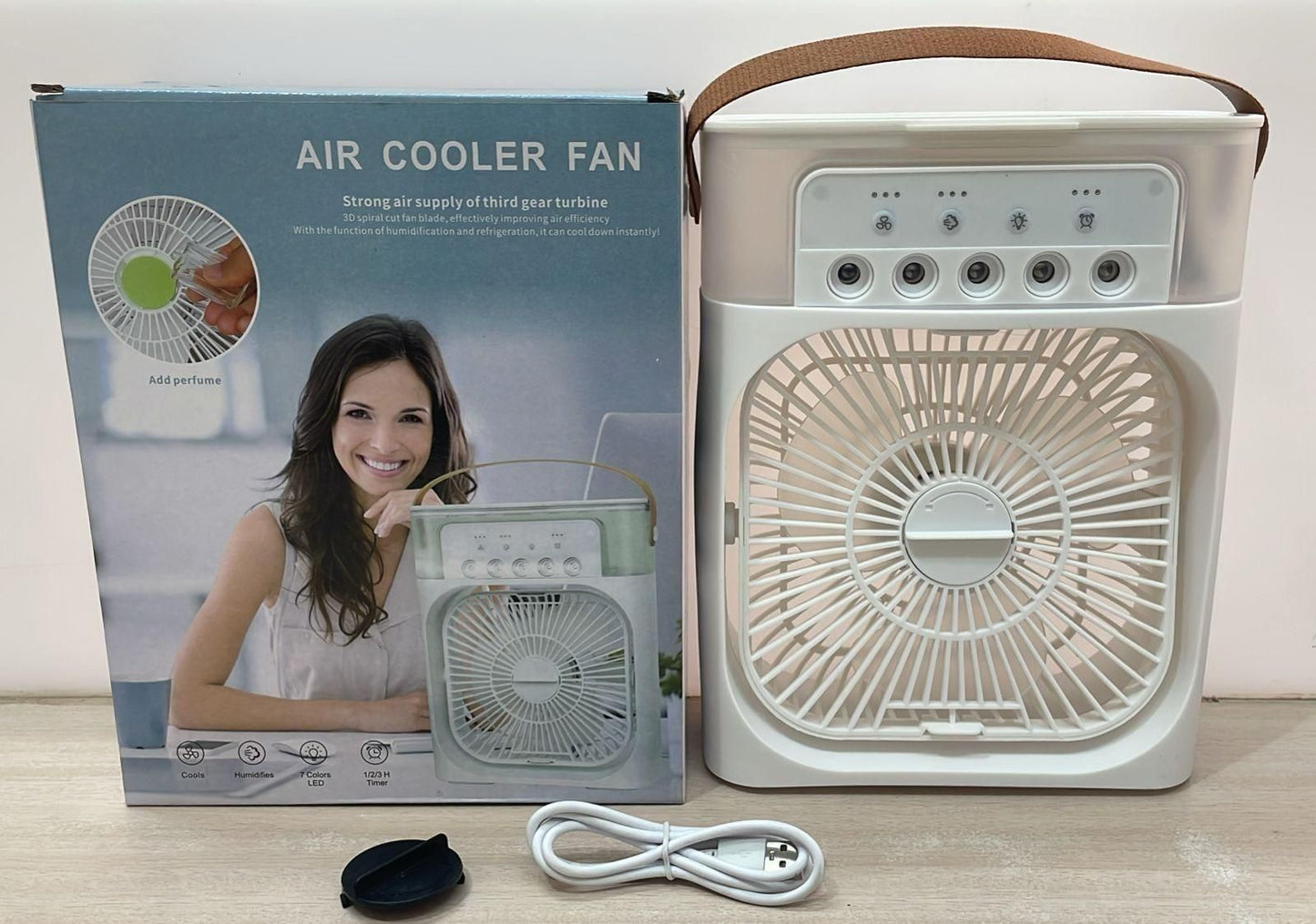 BreezeCool USB Air Cooler – Portable Fan for All Seasons